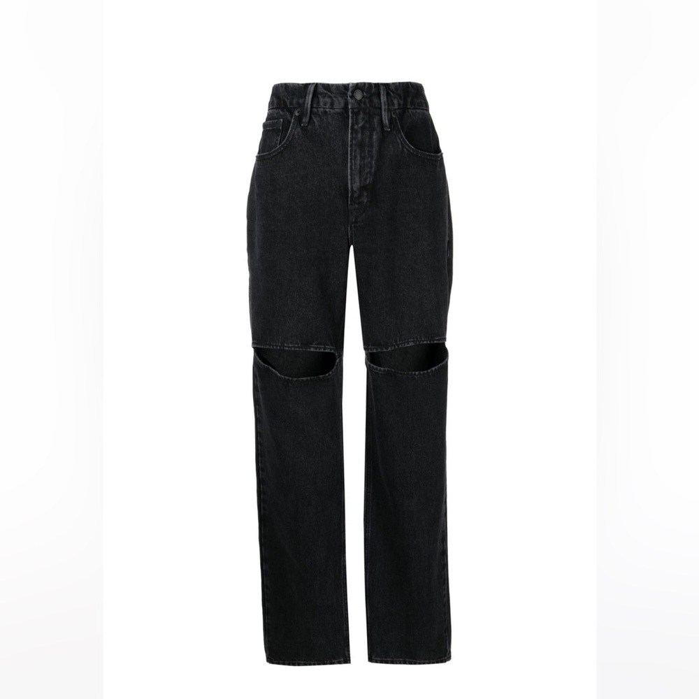 ✨NWT✨ Good American 90s cut-out detailed straight leg jeans